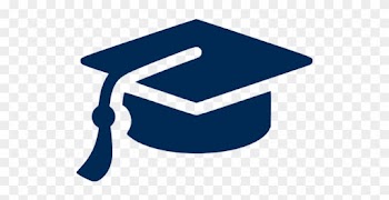 Graduated Students - Black Graduation Cap Png