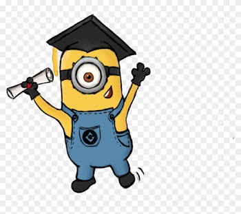 Graduating Minion By Celalemos - Graduated Minion Clipart