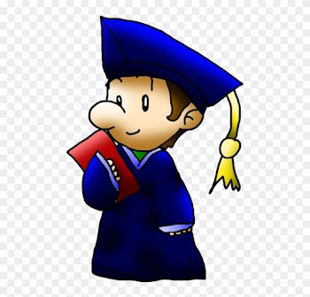 Graduation, Baby By Babyluigionfire - Children Cap And Gown Cartoon
