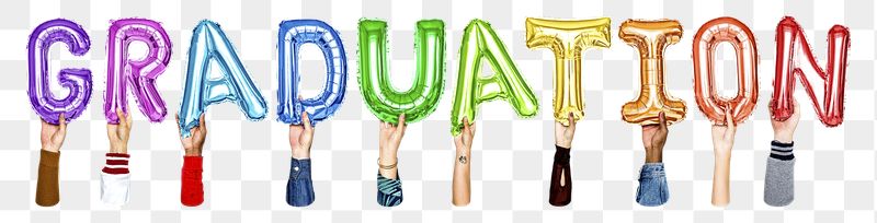 Graduation balloon png word sticker, | Free PNG - rawpixel