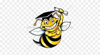 Graduation Bee - Graduation Clip Art Bees