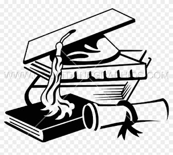 Graduation Cap &amp; Books - Graduation Cap &amp; Books