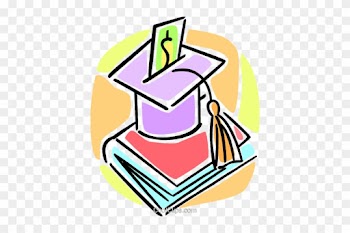 Graduation Cap And School Book Royalty Free Vector - Clip Art