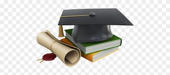 Graduation Cap Books And Diploma Png Clipart - Graduation Cap And Diploma Png