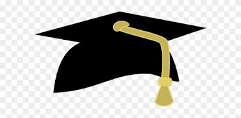 Graduation Cap Clip Art Free - Black And Gold Graduation Cap