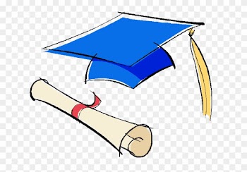 Graduation Cap Clipart Blue - Teach Me Your Way, Oh Lord