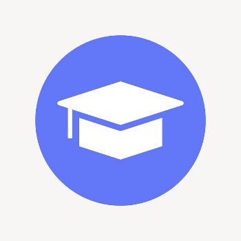 Graduation cap, education icon, flat | Free Icons - rawpixel