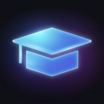Graduation cap, education icon, neon | Free Icons - rawpixel