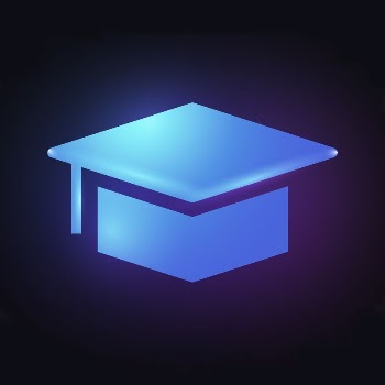 Graduation cap, education icon, neon | Free Icons - rawpixel