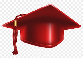 Graduation Cap Red Png Hd Image - Red Graduation Cap Png