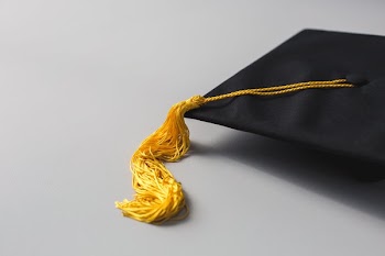 Graduation Cap With Gold Tassle