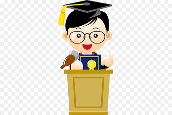 Graduation ceremony Doctorate Cartoon Bachelors degree Illustration - Doctor of speech 