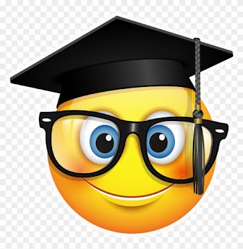 Graduation Ceremony Emoji Square Academic Cap Clip - Emoji Graduation Png