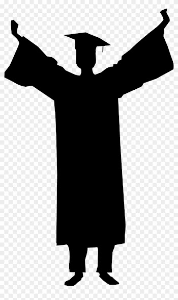 Graduation Ceremony Silhouette Student Clip Art - Silhouette Graduation Clipart