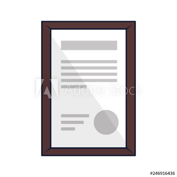 graduation certificate icon