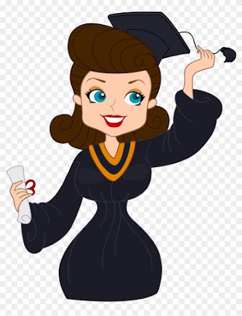 Graduation Clip Art Free Printable - Graduate Girl Clipart Png
