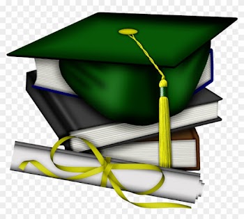 Graduation Clipart Green And Gold Hat John F - Free Graduation Clip Art