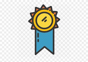 Graduation Clipart Medal - Trophy Ribbon