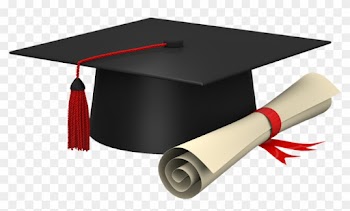 Graduation - Degree With Cap Png