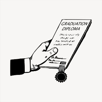 Graduation diploma   clipart, | Free Vector - rawpixel