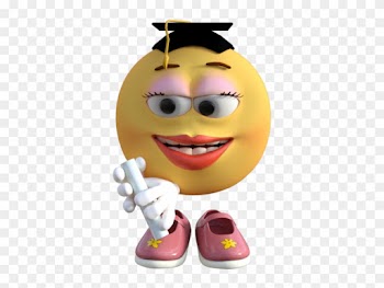 Graduation Emoticon Girl, Emoticon, Girl, Graduation - Graduation Ceremony