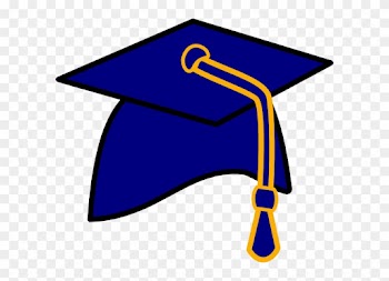 Graduation Hat Free Clip Art Of A Graduation Cap Clipart - Blue And Yellow Graduation Cap