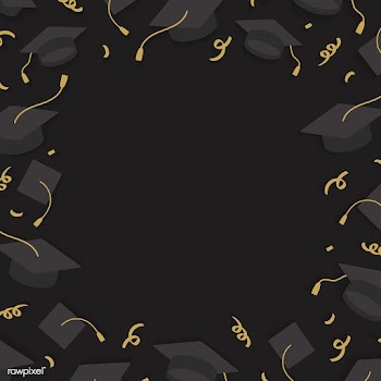 Graduation hats frame | Free stock vector - 575257