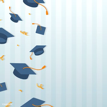 Graduation hats frame | Free stock vector - 575267