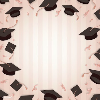 Graduation hats frame | Free stock vector - 575272