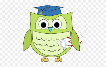 Graduation Owl With Diploma Clip Art - Preschool Graduation Clip Art