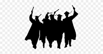 Graduation Party Invitation, Graduates With Caps