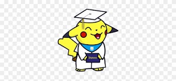 Graduation Pikachu By Solarcrush - Drawing