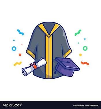 graduation suit with hat and bachelor certificates