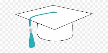 Graduation White Cap Vector