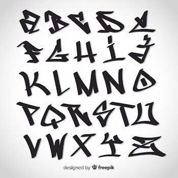 Graffiti alphabet