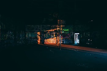 Graffiti Art at Night