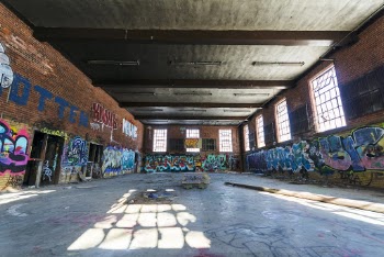 Graffiti Covered Building