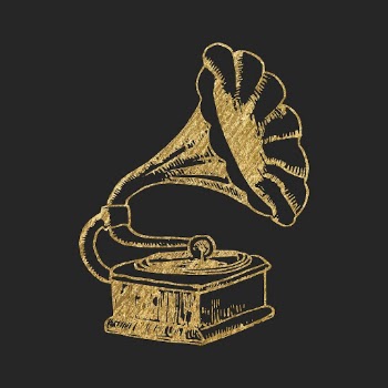 Gramophone gold sticker, aesthetic music | Free Vector Illustration - rawpixel