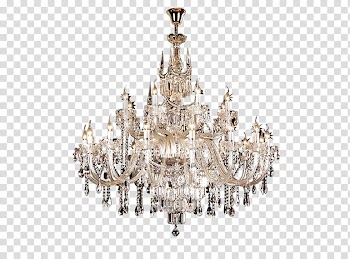 Grand chandelier, Chandelier Light fixture Incandescent light bulb Ceiling, lustre transparent background PNG clipart
