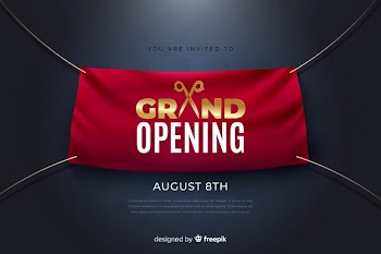 Grand opening Free Vector