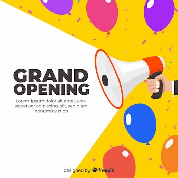 Grand opening Free Vector