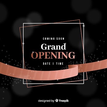 Grand opening Free Vector