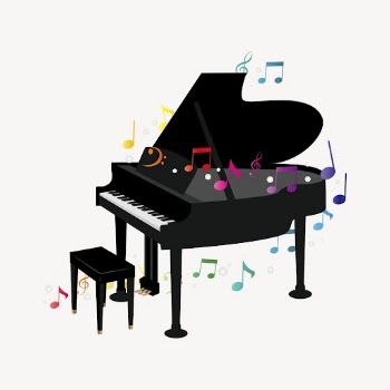 Grand piano clipart, musical instrument | Free PSD - rawpixel