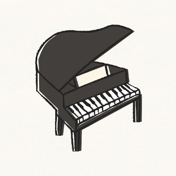 Grand piano sticker, music doodle | Free PSD Illustration - rawpixel