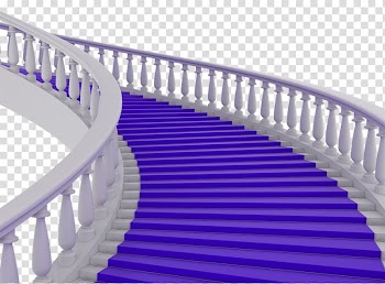 Grand Staircase Carpet , White purple carpet staircase to pull material Free transparent background PNG clipart