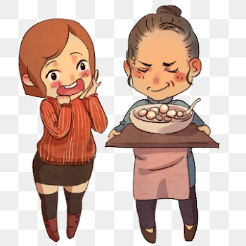 Grandmother And Granddaughter Hugging, Grandmother Clipart ...