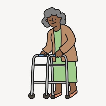 Grandmother clipart, African American woman | Free PSD - rawpixel