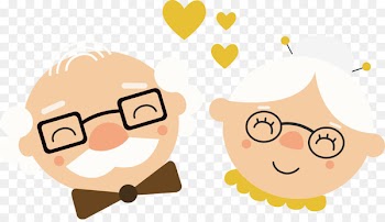 Grandparent Adobe Illustrator - Happy grandparents 