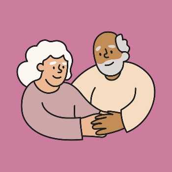 Grandparents hugging collage element, eternal | Free Vector - rawpixel