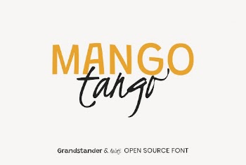 Grandstander & Kristi open source | Free Font Add-on - rawpixel